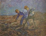 Vincent Van Gogh, Two Peasants Digging (nn04)